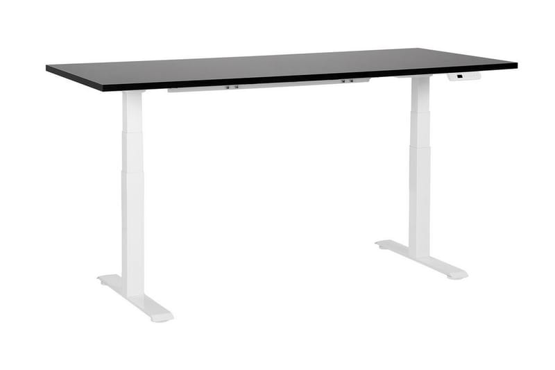 Bina Skrivbord 80x180 cm - Svart/Vit - Möbler - Bord & matgrupper - Kontorsbord - Skrivbord - Höj och sänkbart skrivbord