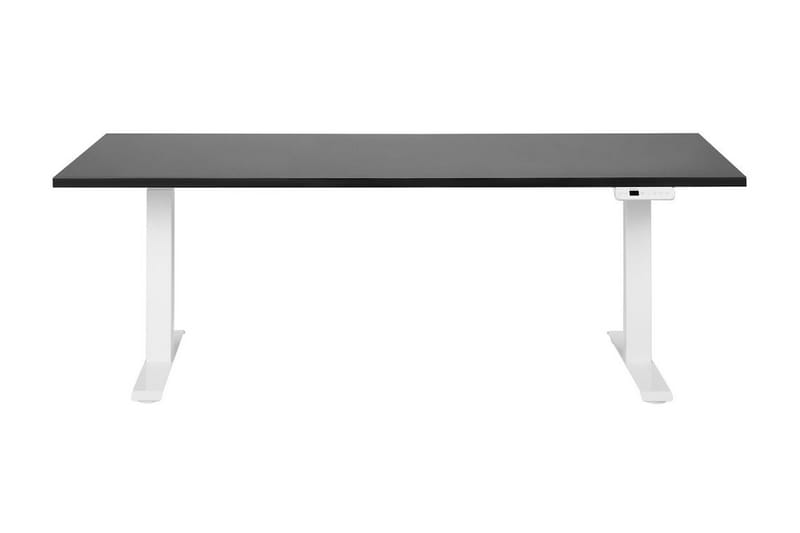 Bina Skrivbord 80x180 cm - Svart/Vit - Möbler - Bord & matgrupper - Kontorsbord - Skrivbord - Höj och sänkbart skrivbord