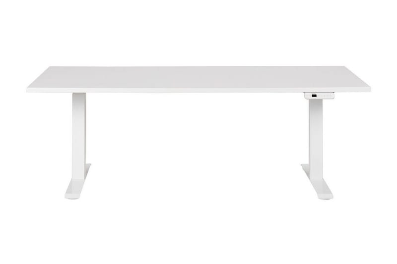 Bina Skrivbord 80x180 cm - Vit - Möbler - Bord & matgrupper - Kontorsbord - Skrivbord - Höj och sänkbart skrivbord