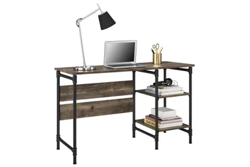 Bradford Skrivbord 120 cm Mörkbrun - Queer Eye - Möbler - Bord & matgrupper - Kontorsbord - Skrivbord