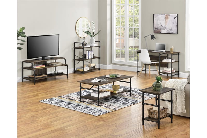 Bradford Skrivbord 120 cm Mörkbrun - Queer Eye - Möbler - Bord & matgrupper - Kontorsbord - Skrivbord