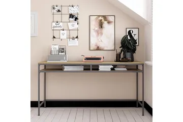 Bradford Skrivbord 153 cm Grå - Dorel Home - Möbler - Bord & matgrupper - Kontorsbord - Skrivbord