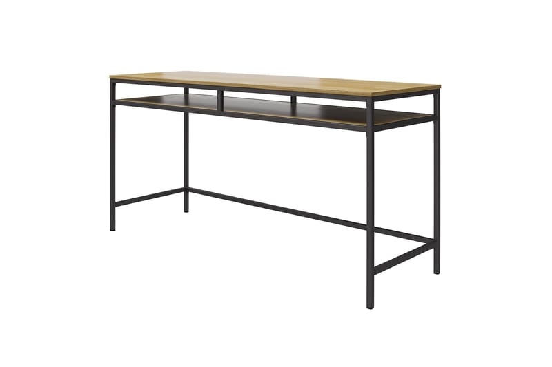 Bradford Skrivbord 153 cm Grå - Dorel Home - Möbler - Bord & matgrupper - Kontorsbord - Skrivbord