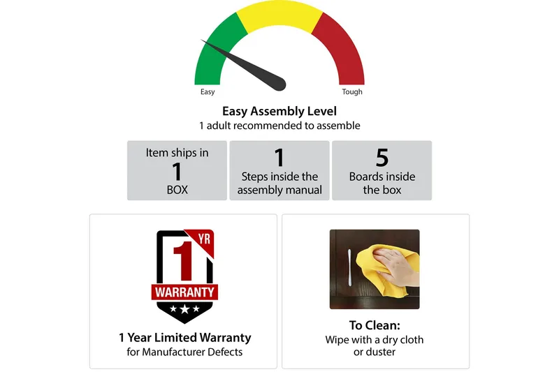Brittany Skrivbord 121 cm Natur - Novogratz - Möbler - Bord & matgrupper - Kontorsbord - Skrivbord