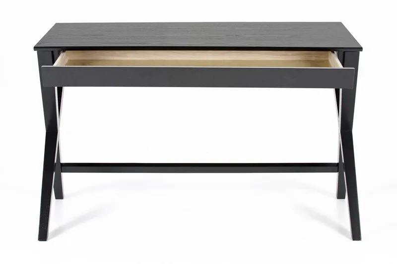 Brixer Skrivbord 120 cm med Förvaring Låda - Natur/Svart - Möbler - Bord & matgrupper - Kontorsbord - Skrivbord