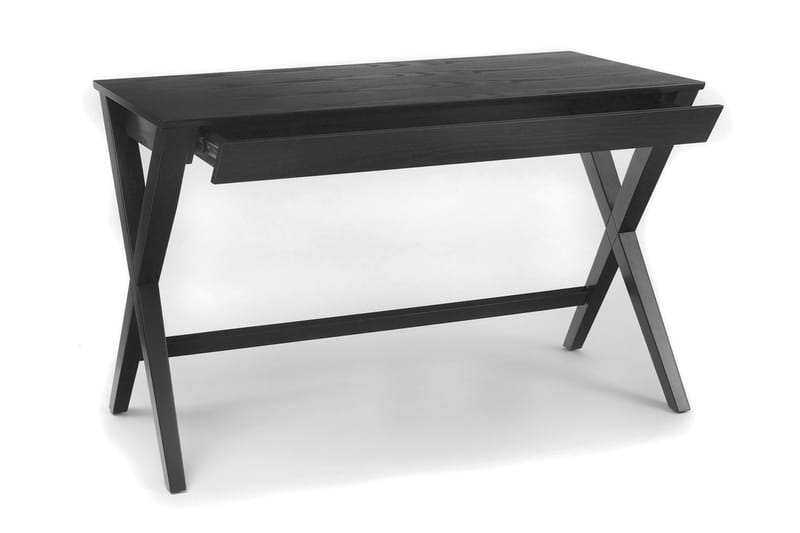 Brixer Skrivbord 120 cm med Förvaring Låda - Natur/Svart - Möbler - Bord & matgrupper - Kontorsbord - Skrivbord