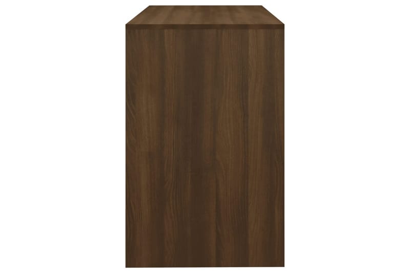 Skrivbord brun ek 101x50x76,5 cm spånskiva - Brun - Skrivbord