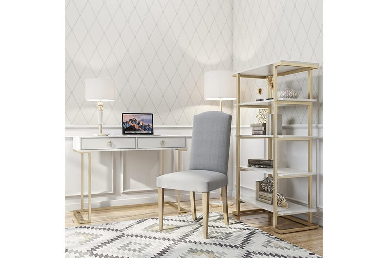 Camila Skrivbord 106 cm Vit - CosmoLiving - Möbler - Bord & matgrupper - Kontorsbord - Skrivbord