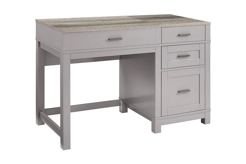 Carver Skrivbord 120 cm Grå - Dorel Home - Möbler - Bord & matgrupper - Kontorsbord - Skrivbord - Höj och sänkbart skrivbord