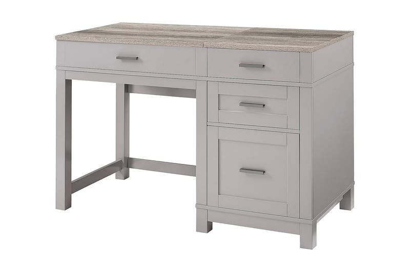Carver Skrivbord 120 cm Grå - Dorel Home - Möbler - Bord & matgrupper - Kontorsbord - Skrivbord - Höj och sänkbart skrivbord