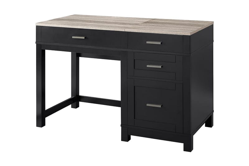 Carver Skrivbord 120 cm Svart - Dorel Home - Möbler - Bord & matgrupper - Kontorsbord - Skrivbord - Höj och sänkbart skrivbord
