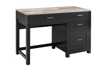Carver Skrivbord 120 cm Svart - Dorel Home - Möbler - Bord & matgrupper - Kontorsbord - Skrivbord - Höj och sänkbart skrivbord