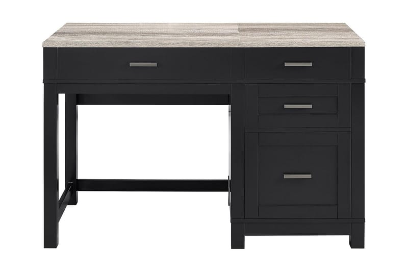 Carver Skrivbord 120 cm Svart - Dorel Home - Möbler - Bord & matgrupper - Kontorsbord - Skrivbord - Höj och sänkbart skrivbord