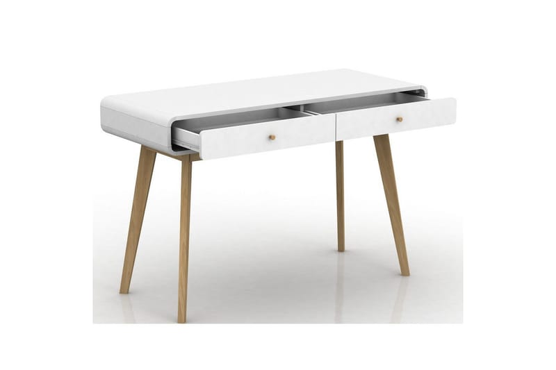 Skrivbord Cassie Vit/Vit - Vit/Vit - Möbler - Bord & matgrupper - Kontorsbord - Skrivbord