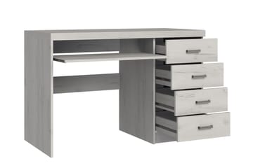 Castillia Skrivbord 120 cm med Förvaring 4 Lådor + Hylla - Ljus Ask - Möbler - Bord & matgrupper - Kontorsbord - Skrivbord