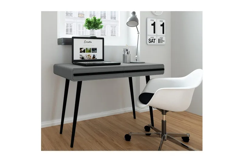 Skrivbord Chantal Grå - Grå - Möbler - Bord & matgrupper - Kontorsbord - Skrivbord