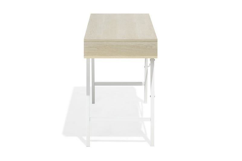 Clarita Skrivbord 120 cm med Förvaring Hylla + 2 Lådor - Trä/Natur - Möbler - Bord & matgrupper - Kontorsbord - Skrivbord