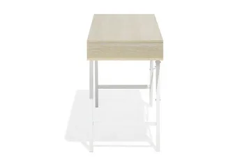 Clarita Skrivbord 120 cm med Förvaring Hylla + 2 Lådor - Trä/Natur - Möbler - Bord & matgrupper - Kontorsbord - Skrivbord