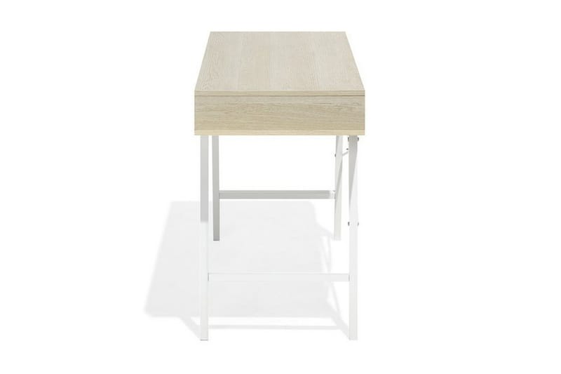 Clarita Skrivbord 120 cm med Förvaring Hylla + 2 Lådor - Trä/Natur - Möbler - Bord & matgrupper - Kontorsbord - Skrivbord