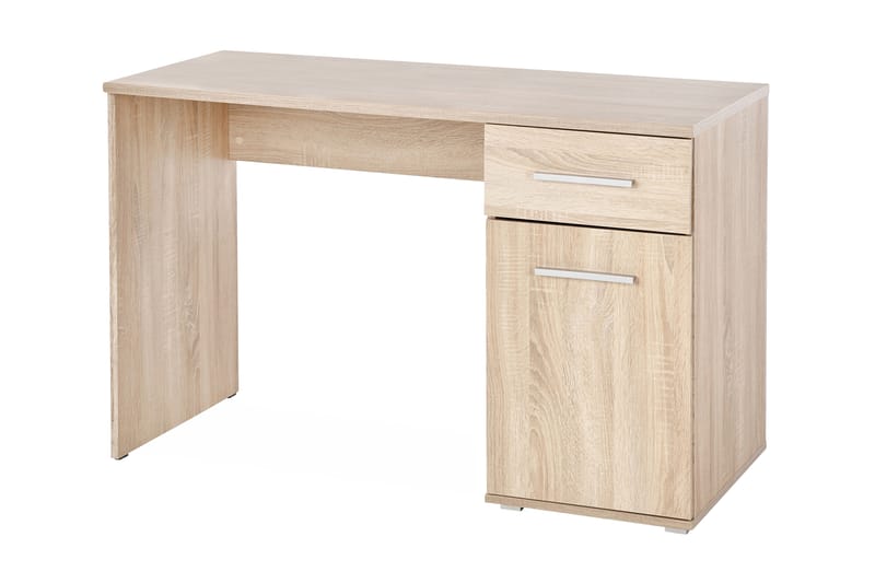 Copara Skrivbord 120 cm med Förvaring Hylla + Skåp - Ekfärg - Skrivbord