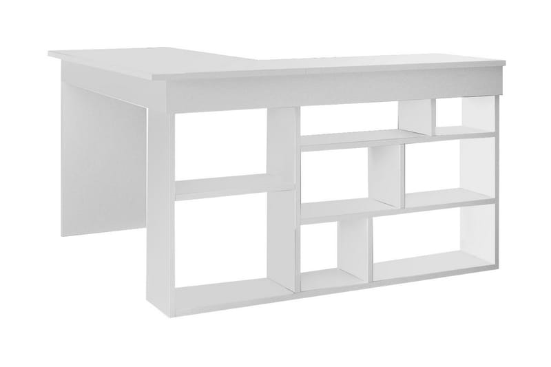 Dalran Skrivbord 129 cm - Vit - Möbler - Bord & matgrupper - Kontorsbord - Skrivbord