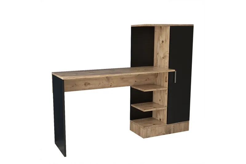 Dalran Skrivbord 152 cm - Natur/Svart - Möbler - Bord & matgrupper - Kontorsbord - Skrivbord