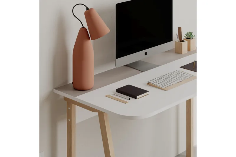 Dasina Skrivbord 120x75x120 cm - Ljusbrun - Möbler - Bord & matgrupper - Kontorsbord - Skrivbord