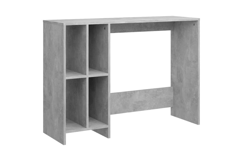 Datorbord betonggrå 102,5x35x75 cm spånskiva - Grå - Skrivbord