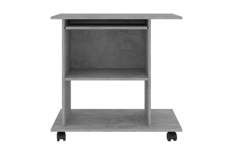 Datorbord betonggrå 80x50x75 cm spånskiva - Grå - Möbler - Bord & matgrupper - Kontorsbord - Skrivbord