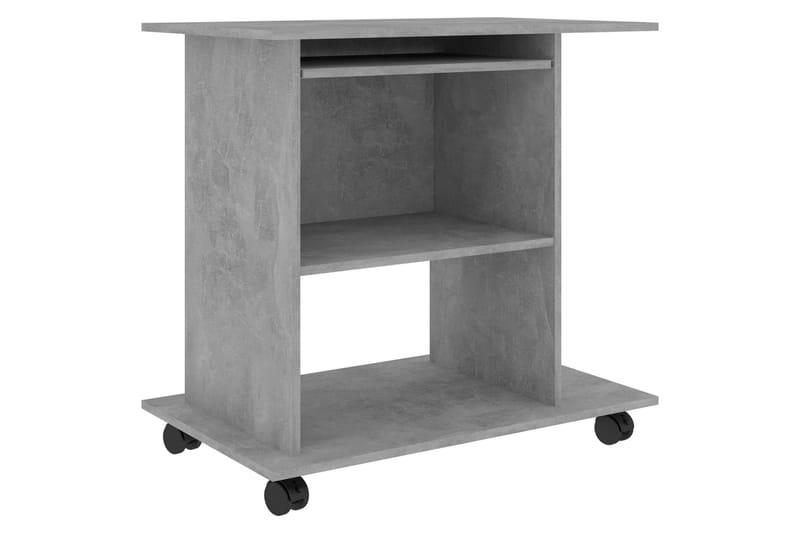 Datorbord betonggrå 80x50x75 cm spånskiva - Grå - Möbler - Bord & matgrupper - Kontorsbord - Skrivbord