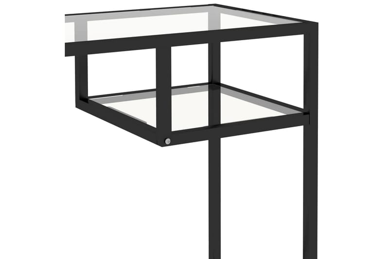 Datorbord genomskinlig 100x36x74 cm glas - Transparent - Möbler - Bord & matgrupper - Kontorsbord - Skrivbord