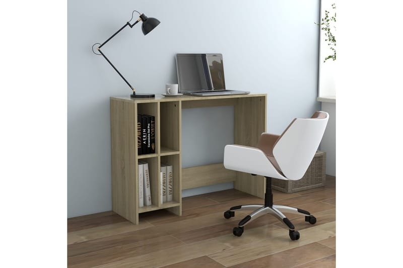 Datorbord sonoma-ek 102,5x35x75 cm spånskiva - Brun - Möbler - Bord & matgrupper - Kontorsbord - Skrivbord