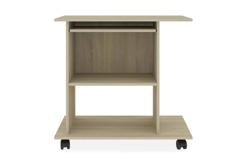 Datorbord sonoma-ek 80x50x75 cm spånskiva - Brun - Möbler - Bord & matgrupper - Kontorsbord - Skrivbord