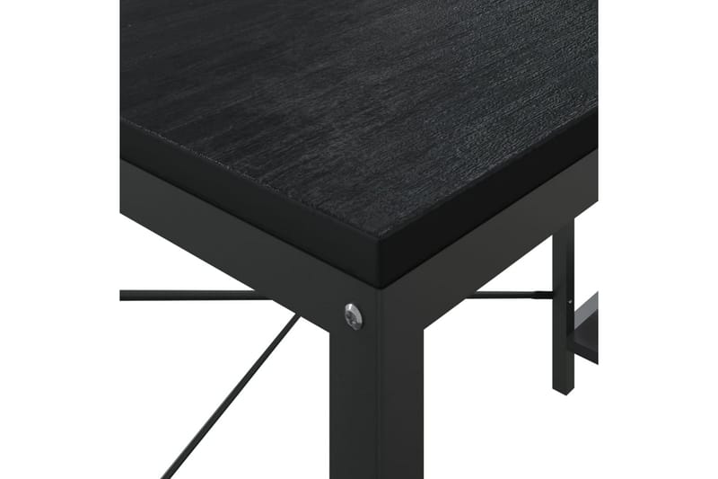 Datorbord svart 110x72x70 cm spånskiva - Svart - Skrivbord