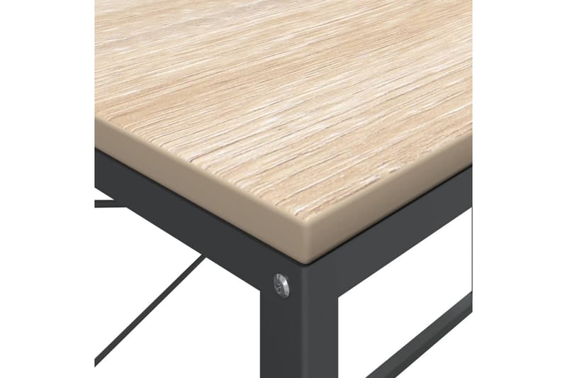 Datorbord svart och ek 110x60x70 cm spånskiva - Brun - Möbler - Bord & matgrupper - Kontorsbord - Skrivbord