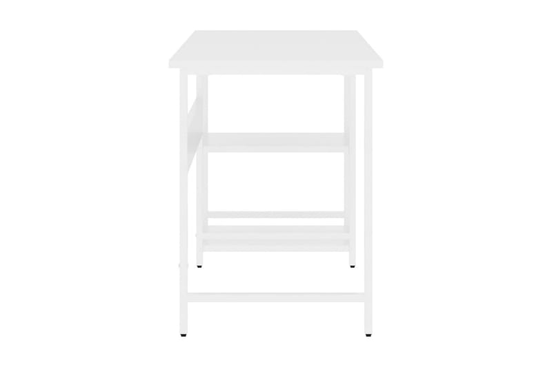 Datorbord vit 105x55x72 cm MDF och metall - Vit - Möbler - Bord & matgrupper - Kontorsbord - Skrivbord