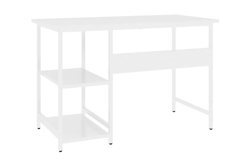 Datorbord vit 105x55x72 cm MDF och metall - Vit - Möbler - Bord & matgrupper - Kontorsbord - Skrivbord
