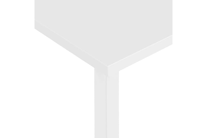 Datorbord vit 105x55x72 cm MDF och metall - Vit - Möbler - Bord & matgrupper - Kontorsbord - Skrivbord