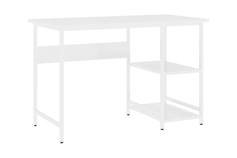 Datorbord vit 105x55x72 cm MDF och metall - Vit - Möbler - Bord & matgrupper - Kontorsbord - Skrivbord
