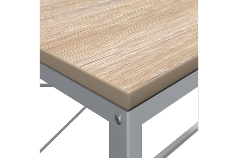 Datorbord vit och ek 110x60x70 cm spånskiva - Brun - Möbler - Bord & matgrupper - Kontorsbord - Skrivbord