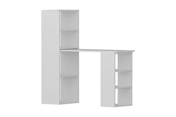 Decorotika Skrivbord 120 cm med Förvaring Hyllor - Vit - Möbler - Bord & matgrupper - Kontorsbord - Skrivbord