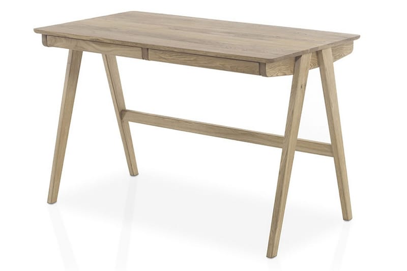 Delia Skrivbord 120 cm med Förvaring 2 Lådor - Massiv Ek - Möbler - Bord & matgrupper - Kontorsbord - Skrivbord