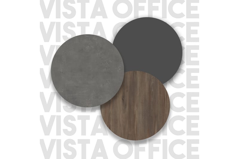 Desgrar Skrivbord 180 cm - Brun/Betonggrå/Antracit - Möbler - Bord & matgrupper - Kontorsbord - Skrivbord