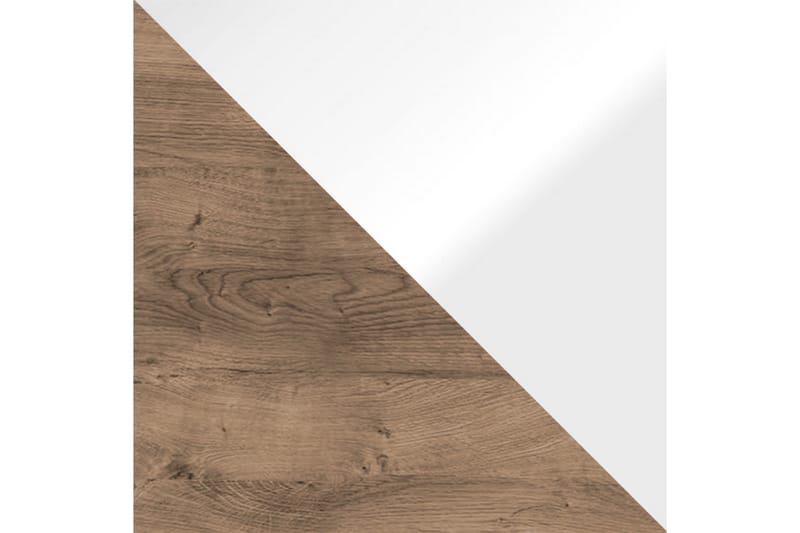 Domardon Skrivbord 130 cm med Förvaring 2 Skåp - Trä/Vit - Möbler - Bord & matgrupper - Kontorsbord - Skrivbord