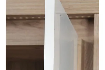 Domardon Skrivbord 130 cm med Förvaring 2 Skåp - Trä/Vit - Möbler - Bord & matgrupper - Kontorsbord - Skrivbord