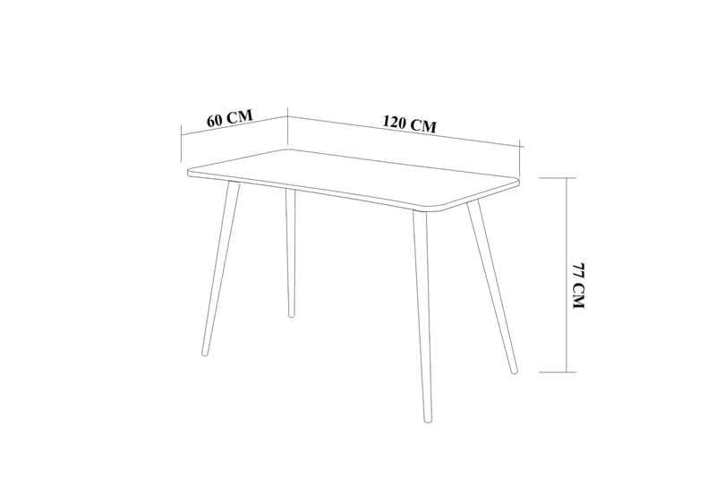 Dunalka Skrivbord 120 cm - Natur - Möbler - Bord & matgrupper - Kontorsbord - Skrivbord