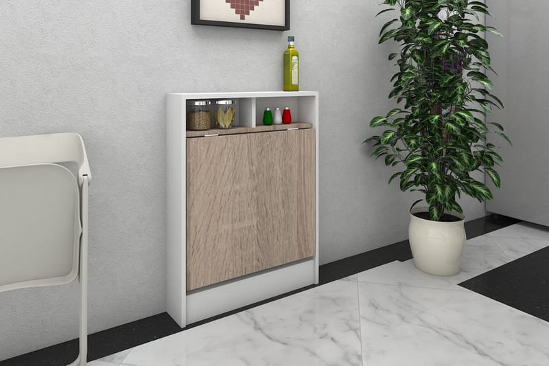 Elegancia Väggskrivbord 70 cm med Förvaring Hylla Utfällbart - Trä - Möbler - Bord & matgrupper - Kontorsbord - Skrivbord