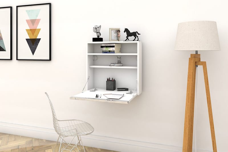 Elegancia Väggskrivbord - Vit - Möbler - Bord & matgrupper - Kontorsbord - Skrivbord