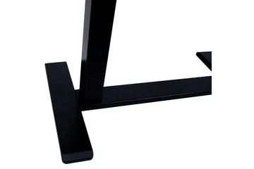 Ergo Justerbart Skrivbord i Metall med Träskiva - Svart - Möbler - Bord & matgrupper - Kontorsbord - Skrivbord - Höj och sänkbart skrivbord