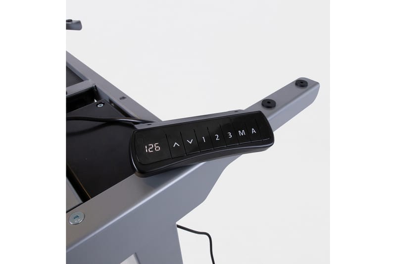 Ergo Optimal Skrivbord med 2 motor 140x80 cm Gråvit/Grå - Möbler - Bord & matgrupper - Kontorsbord - Skrivbord